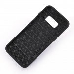 Wholesale Galaxy S8 Credit Card Hybrid Case (Black)